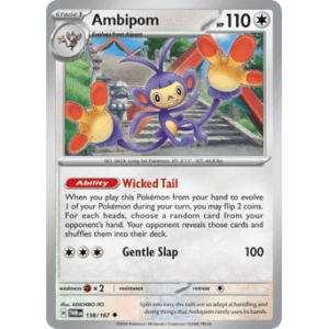 Twilight Masquerade - 138/167 - Ambipom - Reverse Holo