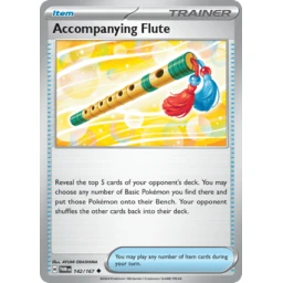 Twilight Masquerade - 142/167 - Accompanying Flute - Reverse Holo