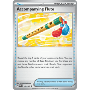 Twilight Masquerade - 142/167 - Accompanying Flute - Reverse Holo