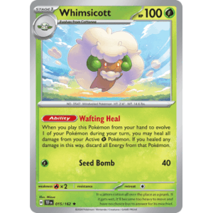 Temporal Forces - 015/162 - Whimsicott - Reverse Holo