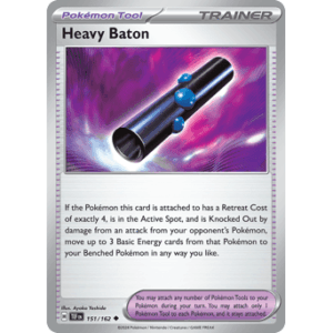 Temporal Forces - 151/162 - Heavy Baton - Reverse Holo