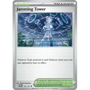 Twilight Masquerade - 153/167 - Jamming Tower - Reverse Holo