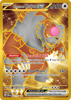Twilight Masquerade - 222/167 - Bloodmoon Ursaluna ex