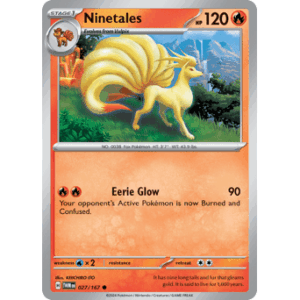 Twilight Masquerade - 027/167 - Ninetales - Reverse Holo