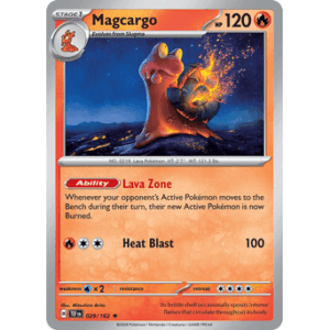 Temporal Forces - 029/162 - Magcargo - Reverse Holo