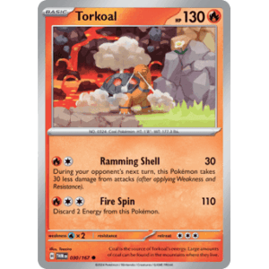 Twilight Masquerade - 030/167 - Torkoal - Reverse Holo