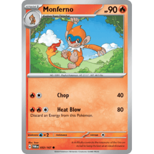 Twilight Masquerade - 032/167 - Monferno - Reverse Holo