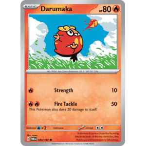 Twilight Masquerade - 034/167 - Darumaka - Reverse Holo