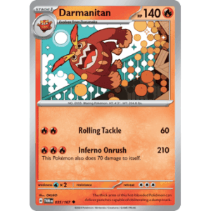 Twilight Masquerade - 035/167 - Darmanitan - Reverse Holo