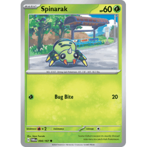 Twilight Masquerade - 004/167 - Spinarak - Reverse Holo