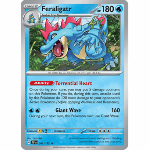 Temporal Forces - 041/162 - Feraligatr - Reverse Holo