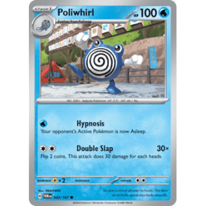 Twilight Masquerade - 042/167 - Poliwhirl - Reverse Holo