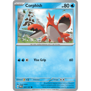 Twilight Masquerade - 047/167 - Corphish - Reverse Holo