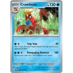 Twilight Masquerade - 048/167 - Crawdaunt - Reverse Holo