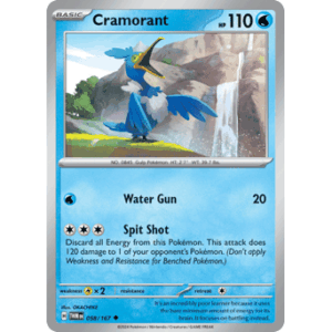 Twilight Masquerade - 058/167 - Cramorant - Reverse Holo