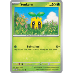 Twilight Masquerade - 006/167 - Sunkern - Reverse Holo
