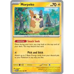 Twilight Masquerade - 072/167 - Morpeko - Reverse Holo
