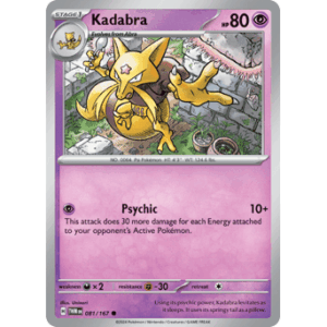 Twilight Masquerade - 081/167 - Kadabra - Reverse Holo