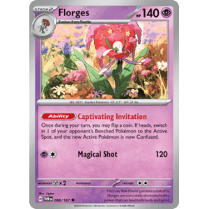 Twilight Masquerade - 088/167 - Florges - Reverse Holo
