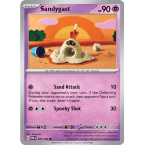 Twilight Masquerade - 091/167 - Sandygast - Reverse Holo