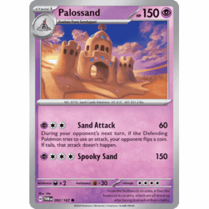 Twilight Masquerade - 092/167 - Palossand - Reverse Holo