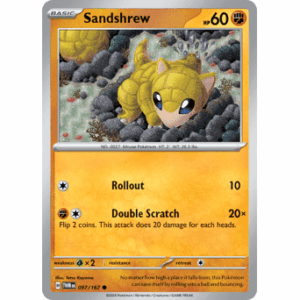 Twilight Masquerade - 097/167 - Sandshrew - Reverse Holo