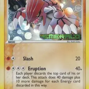 EX Emerald - 14/106 - Groudon - Reverse Holo