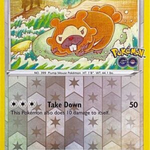 Pokemon Go - 059/078 - Bidoof - Reverse Holo (Peelable Ditto)