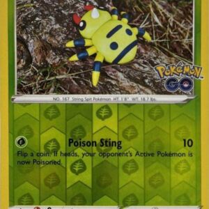 Pokemon Go - 006/078 - Spinarak - Reverse Holo (Peelable Ditto)