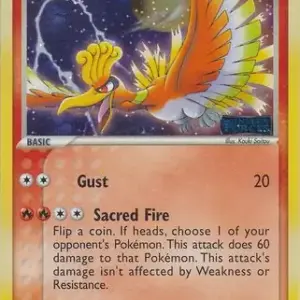 EX Unseen Forces - 27/115 - Ho-Oh - Reverse Holo (Heavily Played)