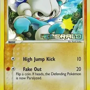 EX Emerald - 55/106 - Meditite - Reverse Holo (Lightly Played)