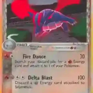 EX Delta Species - 14/113 - Salamence (delta species) - Holo Rare (Heavily Played)