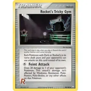 EX Team Rocket Returns - 090/109 - Rocket's Tricky Gym - Reverse Holo (Near Mint -)
