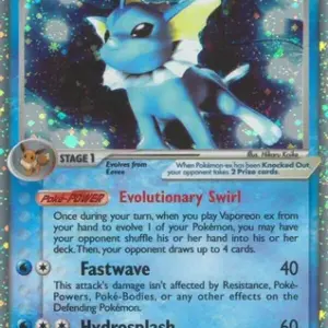 EX Delta Species - 110/113 - Vaporeon ex (Lightly Played)