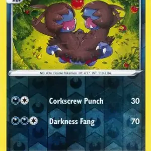 Darkness Ablaze - 109/189 - Zweilous - Reverse Holo