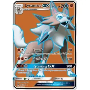 Burning Shadows - 136/147 - Lycanroc GX