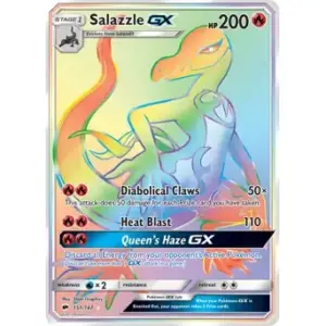 Burning Shadows - 151/147 - Salazzle GX