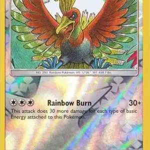 Lost Thunder - 160/214 - Ho-Oh - Reverse Holo