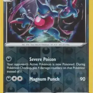 Fusion Strike - 166/264 - Toxicroak - Reverse Holo