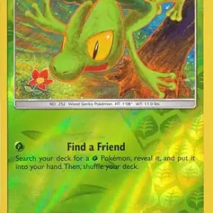 Lost Thunder - 020/214 - Treecko - Reverse Holo