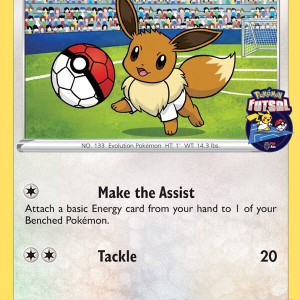 Black Star Promo - 002/005 - Futsal Eevee on the Ball (sealed)