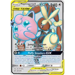 Cosmic Eclipse - 225/236 - Mega Lopunny & Jigglypuff GX
