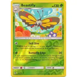 Lost Thunder - 026/214 - Beautifly - Reverse Holo