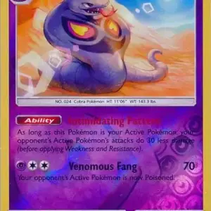 Shining Legends - 037/073 - Arbok - Reverse Holo