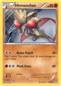 Generations - 48/83 - Hitmonchan - Rare