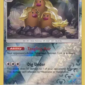 Sun & Moon - 087/149 - Alolan Dugtrio - Reverse Holo