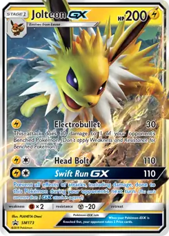Black Star Promo - SM173 - Jolteon GX