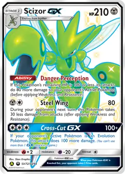 Hidden Fates - SV72/SV94 - Scizor GX