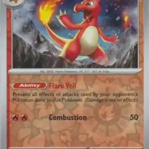 Paldean Fates - 008/091 - Charmeleon - Reverse Holo