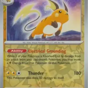 Paldean Fates - 019/091 - Raichu - Reverse Holo